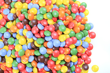 Fototapeta na wymiar chocolate color candy texture