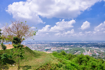 Fototapeta na wymiar Hat Yai City View South Thailand