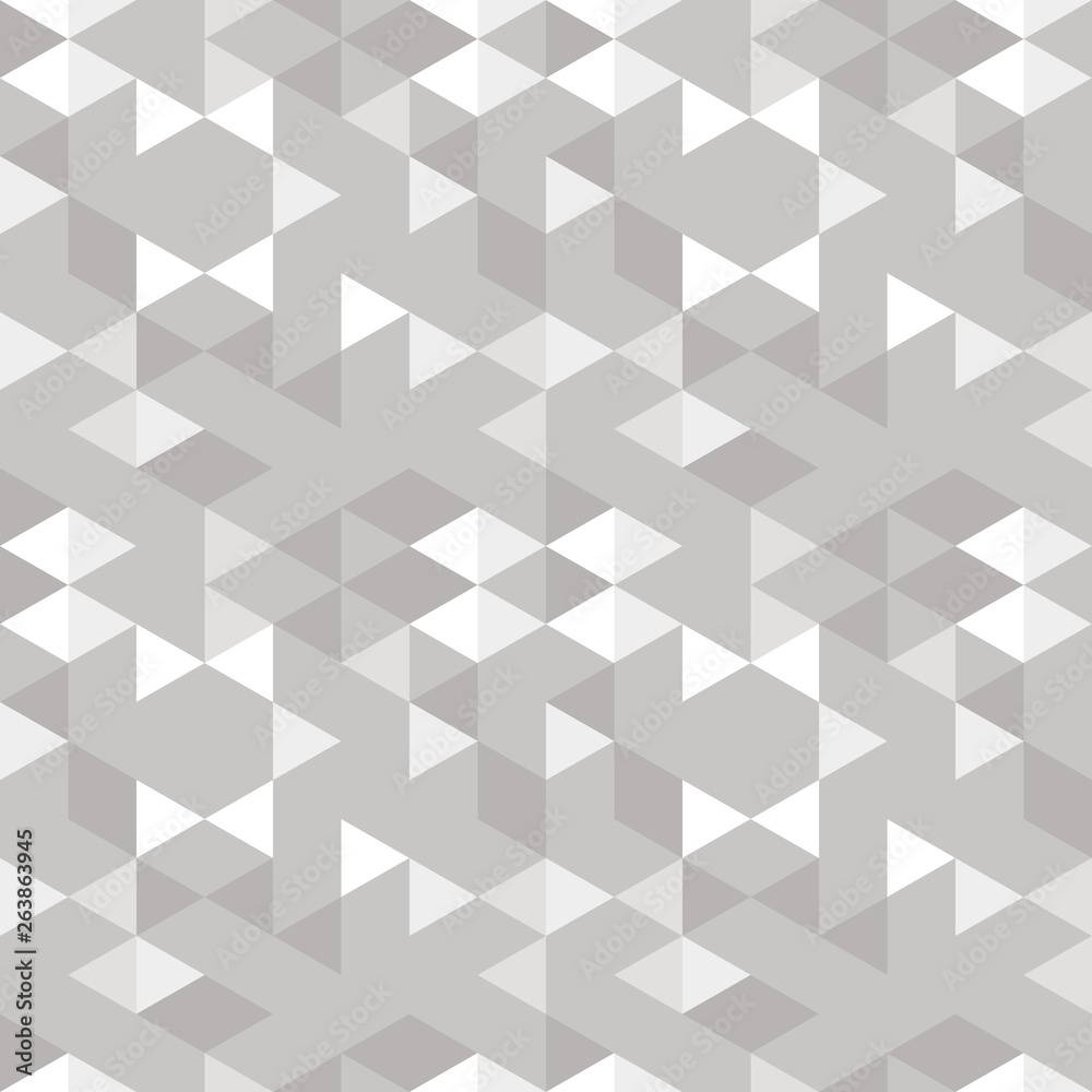 Poster triangles seamless pattern . vector geometric background.