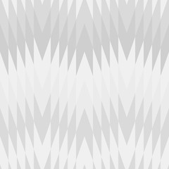White and grey zig zags geometric background. Vector seamless repeat in neutral colors.