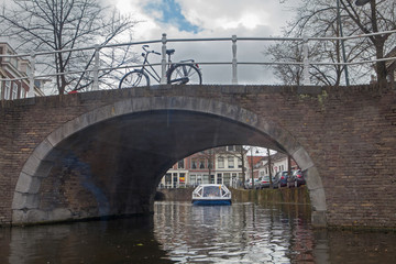 Delft Netherlands city canal