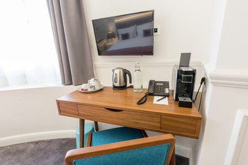 Interior of a modern hotel room
