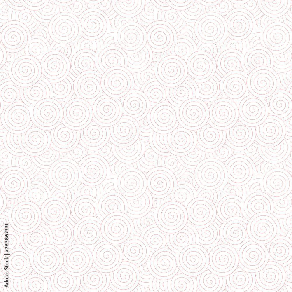Aufkleber Abstract geometric pattern with swirls . Spiral shapes background. EPS 10 stock vector.