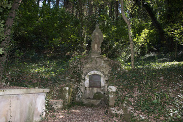 At a Park near an Abandoned Villa in Southern Italy
