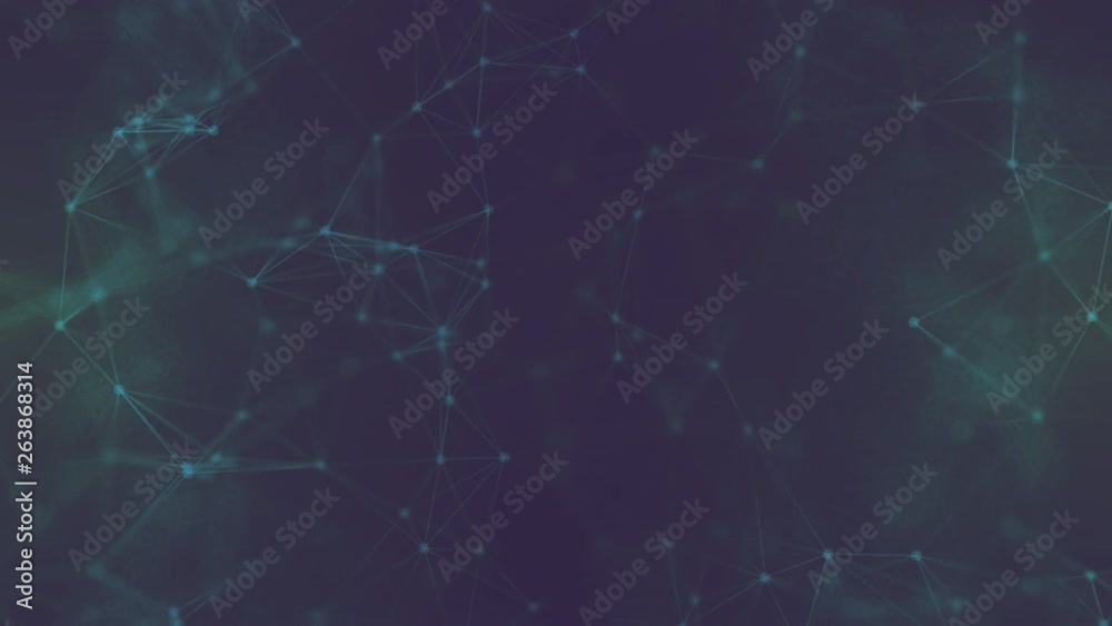 Wall mural galaxy star connecting 3d rendering, abstract digital technology cyber space for future power energy
