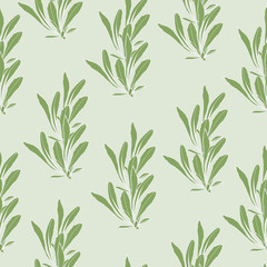 Simple background with green leaves. Green texture, ornament to decorate fabrics, tiles and paper and wallpaper on the wall.