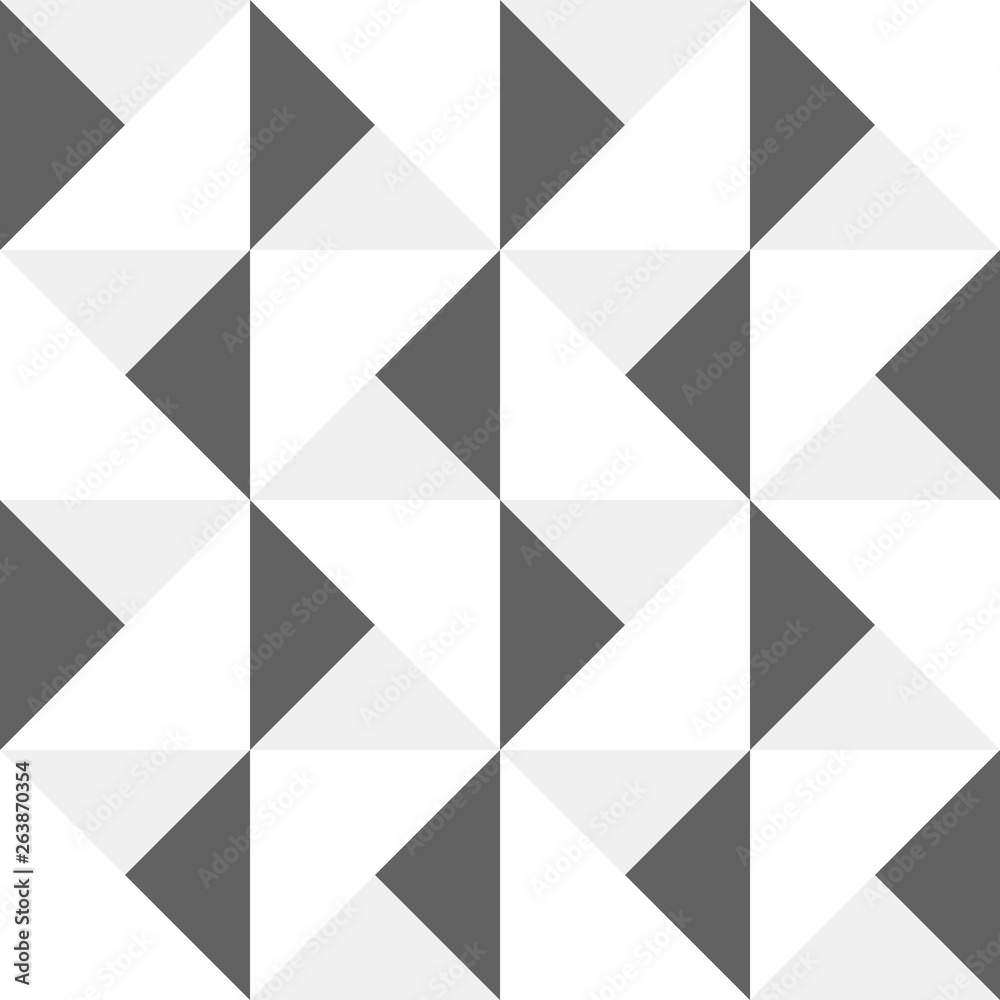 Poster ..Triangles background. Vector geometric seamless pattern in pastel retro colors and textured simple shapes.
