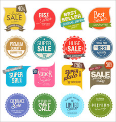 modern sale stickers