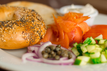 bagel salmon