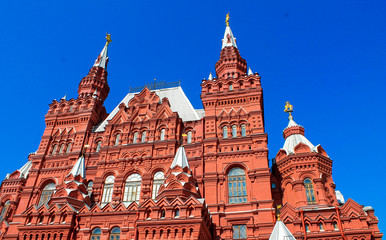 Fototapeta na wymiar spasskaya tower of moscow kremlin
