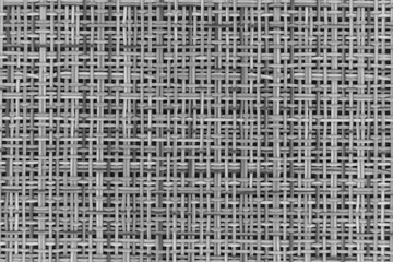 Black burlap woven texture seamless. grey jute background close up macro
