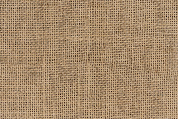 Burlap woven texture seamless. jute background close up macro
