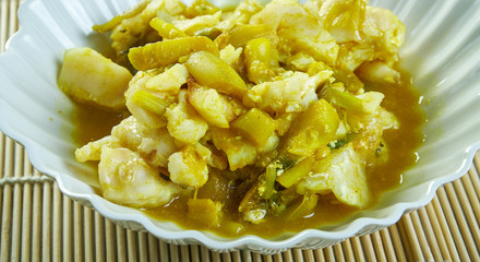 South Indian hake curry