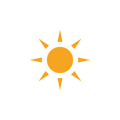 Sun clip art design vector isolated