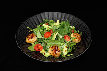 fresh salad on a plate