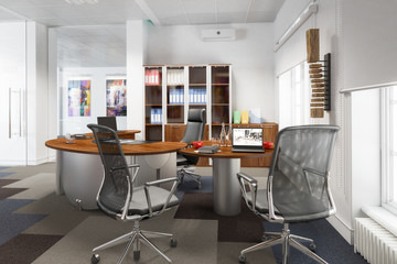 Executive Office 04 - 3d visualization