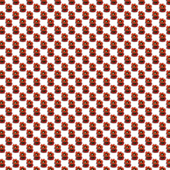 the pattern is floral beige.