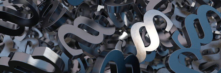 Viele Paragraphenzeichen