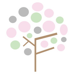 丸々葉っぱな木のアイコン10