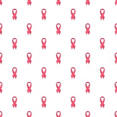 Breast cancer ribbon pattern seamless vector repeat for any web design