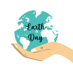 Happy Earth Day Vector Template Design Illustration