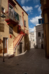 Streets of Castallaneta, small town in region Puglia, Southern Italy