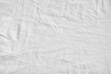 crumpled white fabric cloth texture