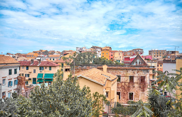 Obraz premium Beautiful old architecture in Corfu (Kerkyra), Greece