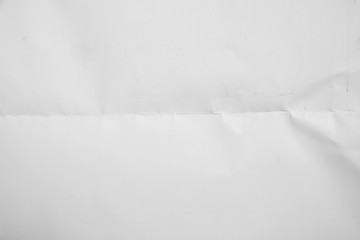 White sheet of paper folded texture - obrazy, fototapety, plakaty