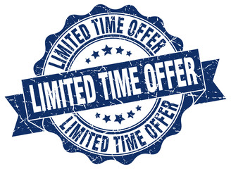 limited time offer stamp. sign. seal