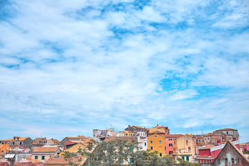 Fototapeta premium Beautiful old architecture in Corfu (Kerkyra), Greece