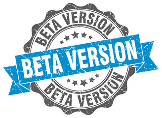 beta version stamp. sign. seal