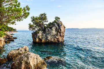 Brela rock, Croatia.