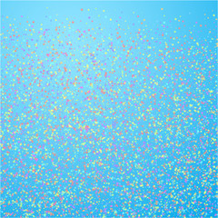 Festive confetti. Celebration stars. Colorful star