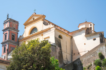 Fototapeta premium Santa Maria a Mare Church in Maiori, Amalfi Coast, Italy