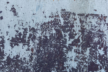 The concrete texture, wall, with cracks and scratches can be used as a  background, web banner with space for text