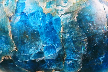 Fotobehang apatite mineral texture © jonnysek
