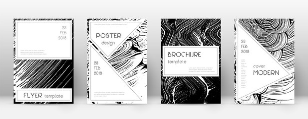 Cover page design template. Stylish brochure layou