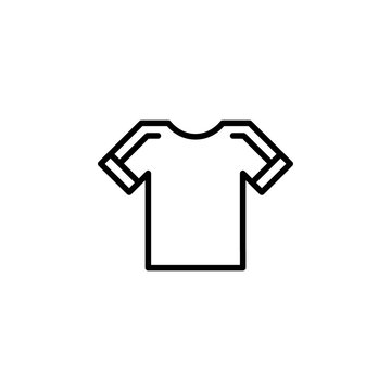 Jersey Icon Vector Illustration in Line Style for Any Purpose