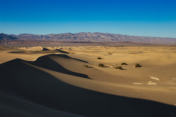 Sand Dunes at Sunset in Death Valley National Park, California