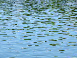 blue water wave in river texture