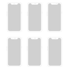 Set phone layout for mobile user interface design