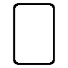 Mockup tablet in trendy thin frame modern design.Empty space, a template for infographics or presentation.