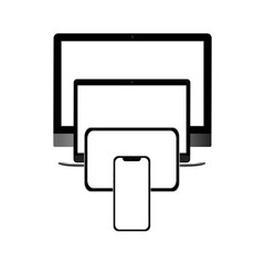 Mockup tablet in trendy thin frame modern design.Empty space, a template for infographics or presentation.