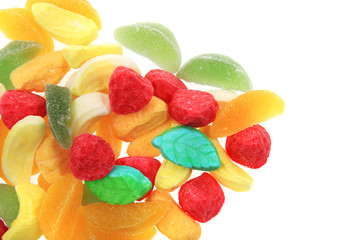 jelly candies isolated