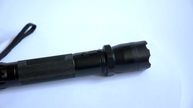 Electric shaker Completion. Shocker, self defense. Rotation, for advertising.