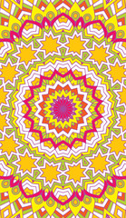 Manadala colored background. Suitable for the background of mobile phones