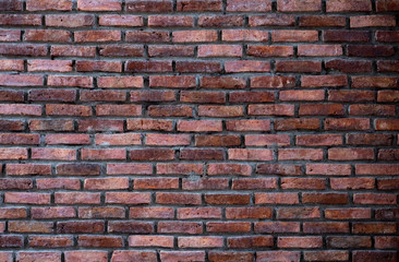 old red brick wall texture background