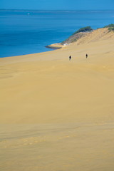 Le Dune du Pilat in France, the highest sand dunes in Europe.