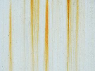 stain of rust on white wall texture